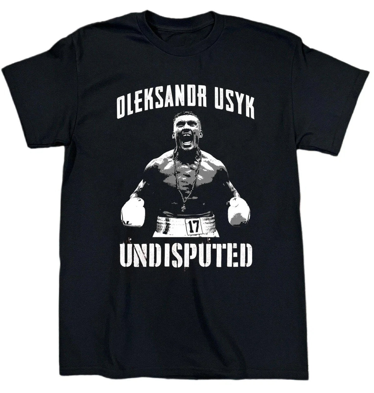 Oleksandr Usyk Star Heavy Cotton Black All Size Shirt QC97323
