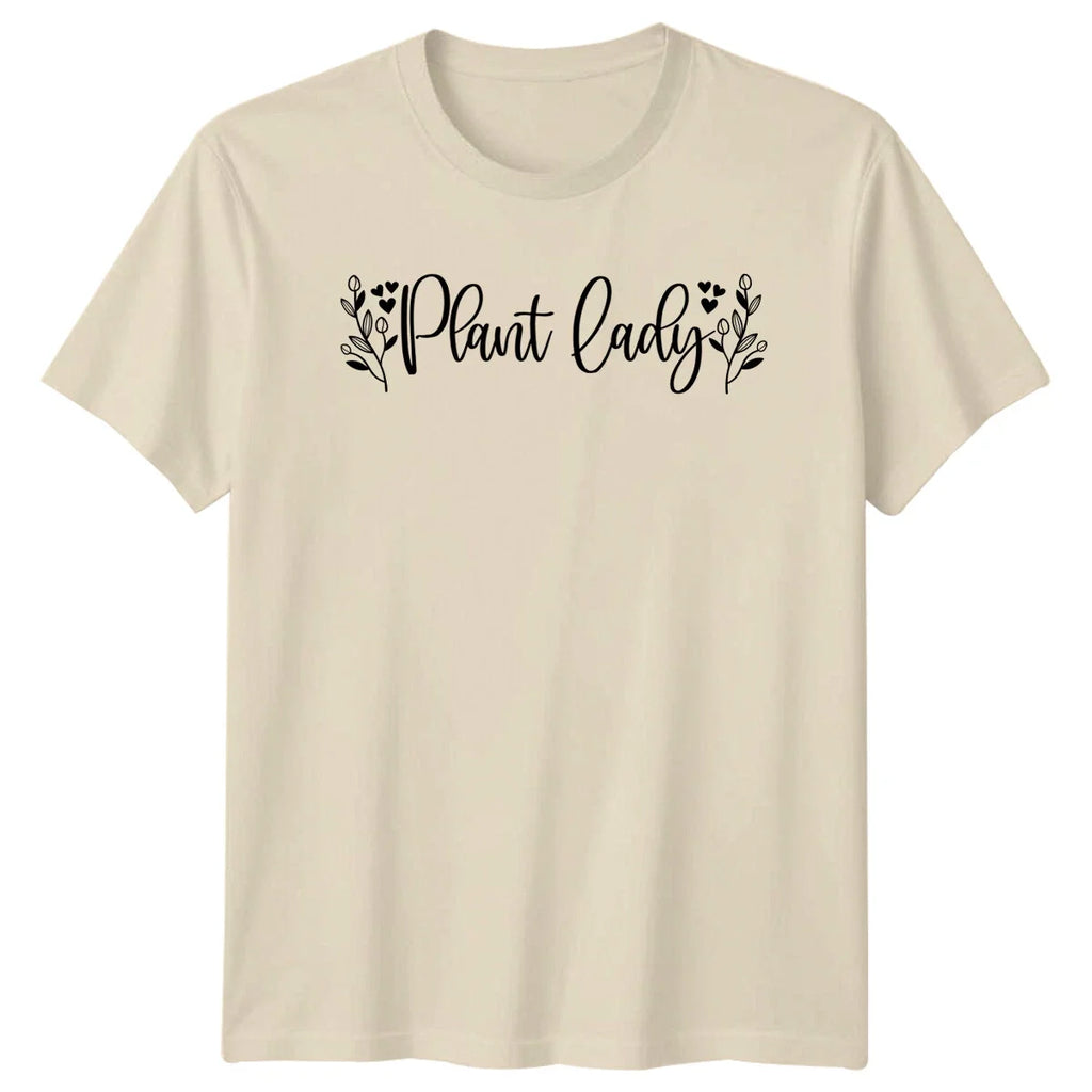 Plant Lady Floral T-Shirt - Cute Gardener Hobby Tee For Women