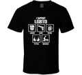 I Support Lgbtq Liquor Guns Beer Titties Quickies Funny T Shirt