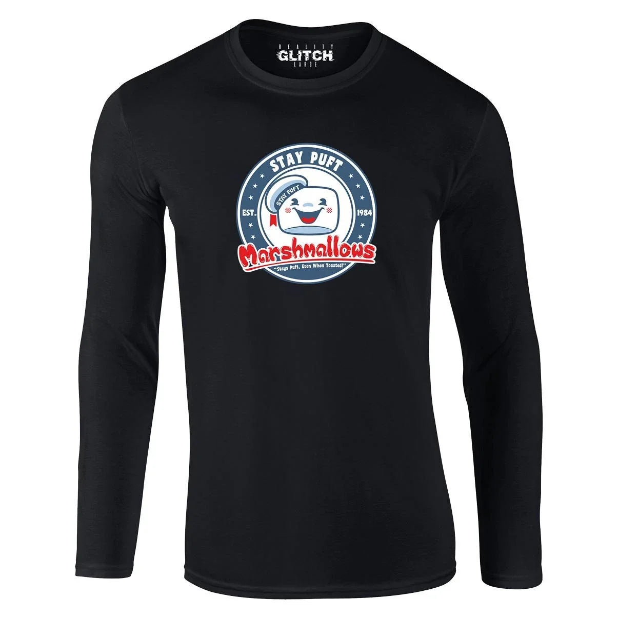 Puft Marshmallows Mens Long Sleeve T-Shirt Ghostbusters Man Movie Inspired