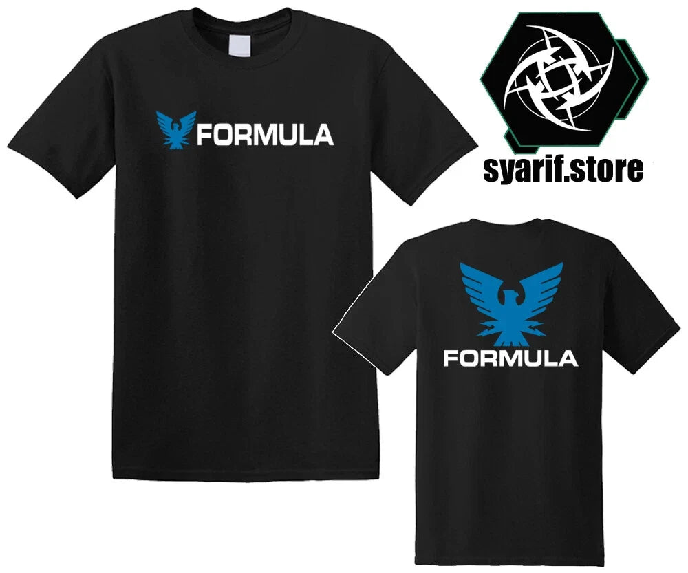 Formula Boats Speed Powerboat Automotive Men's Black Blue Size S-5XL