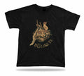Bullseye Skeleton Skull Warrior t shirt stylish modern awesome cool design