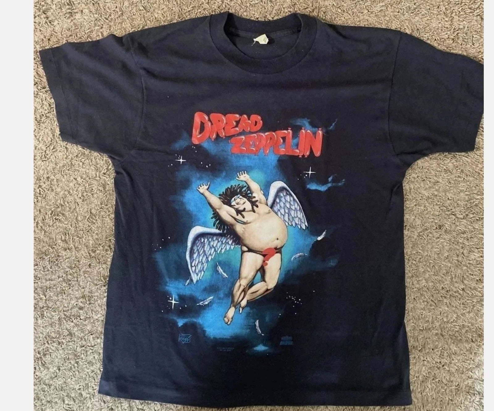Dread Zeppelin band Remake Black Unisex Short sleeve T shirt