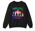 Vintage Fire Metal Band Graphic T-Shirt Retro Heavy Rock Style Tee