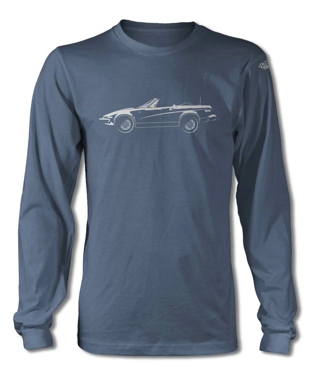 Triumph TR7 Convertible T-Shirt - Long Sleeves - Side View