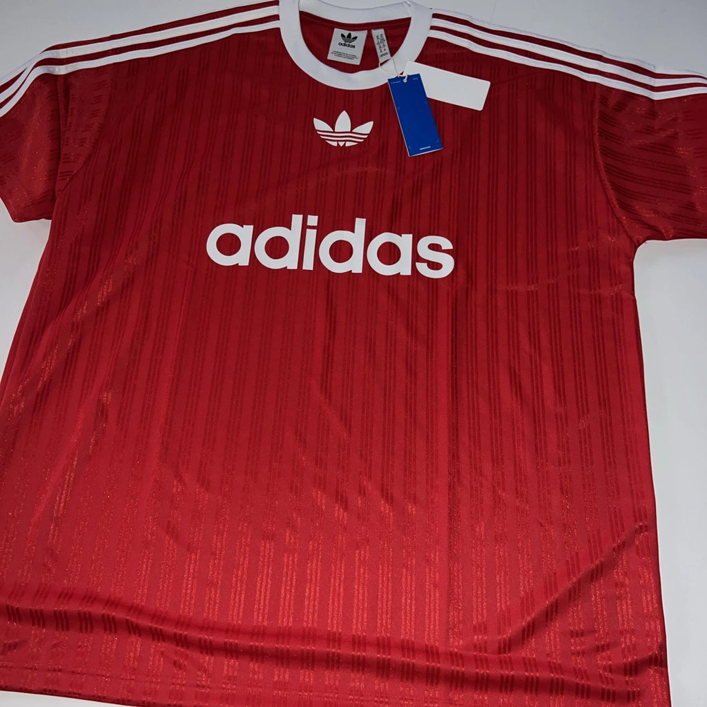 adidas Originals Trefoil Poly T Shirt Men’s Sz 2XL IM9458  Scarlet Red NEW