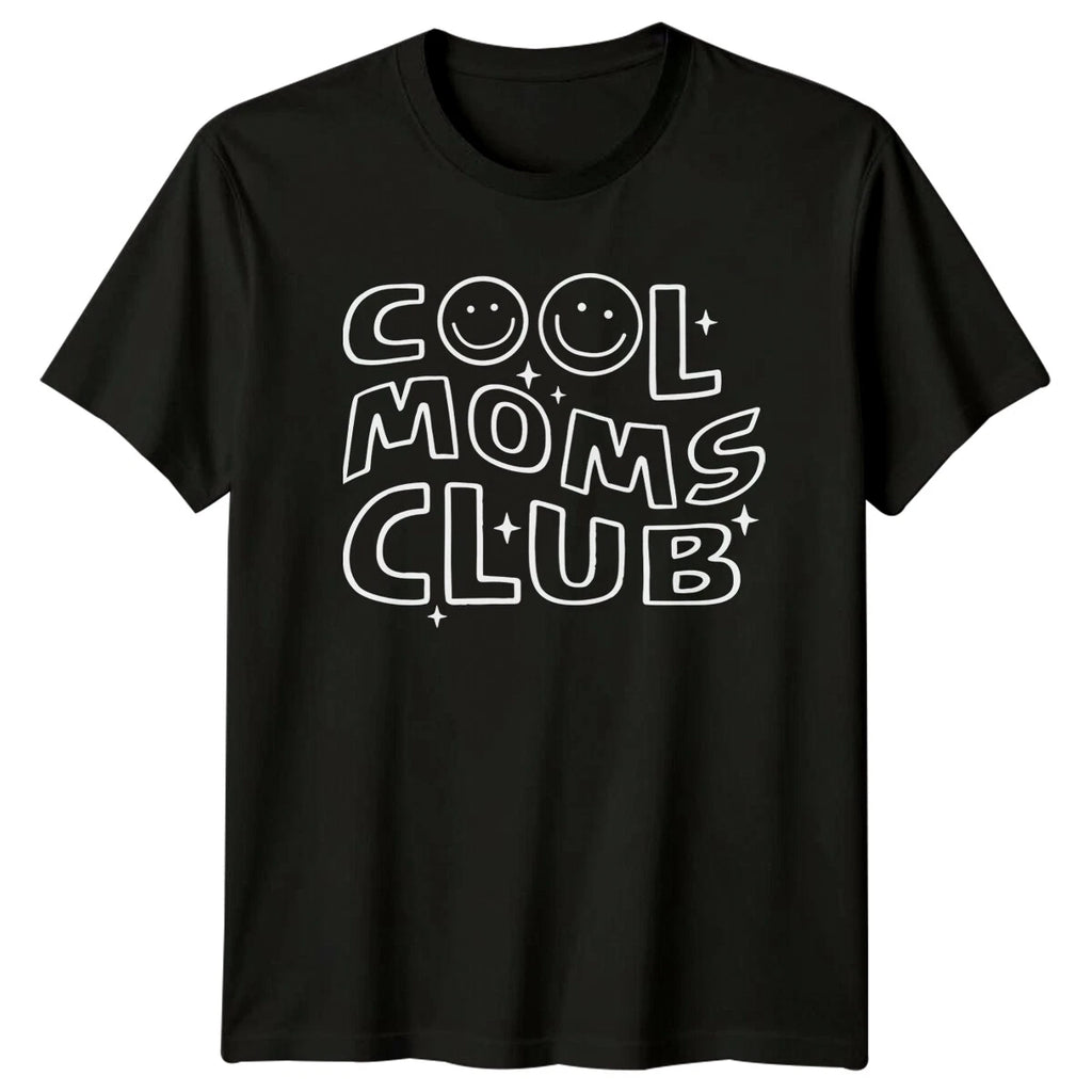 Cool Moms Club Graphic T-Shirt, Trendy Mothers Day Tee