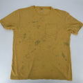 Boho Yellow Super Soft Painter T-Shirt - 100% Cotton - Mens Medium Tee - Sonoma