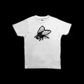 Space Invader Art Pixel Fly White Silkscreen T-Shirt 2020 Size MEDIUM NEW