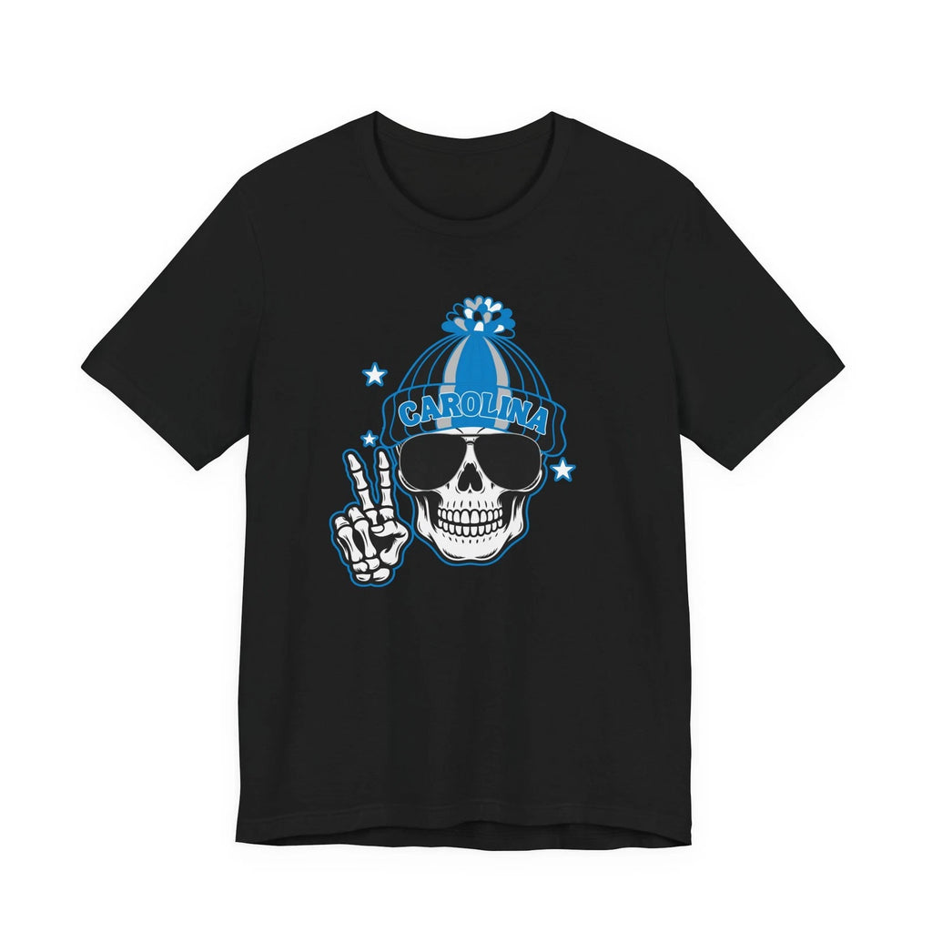 Carolina Football T-Shirt Trendy Skeleton Graphic Tee