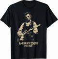 Abraham Lincoln Playing Guitar 4th Of July 250th Anniversary T-Shirt, All Sizes