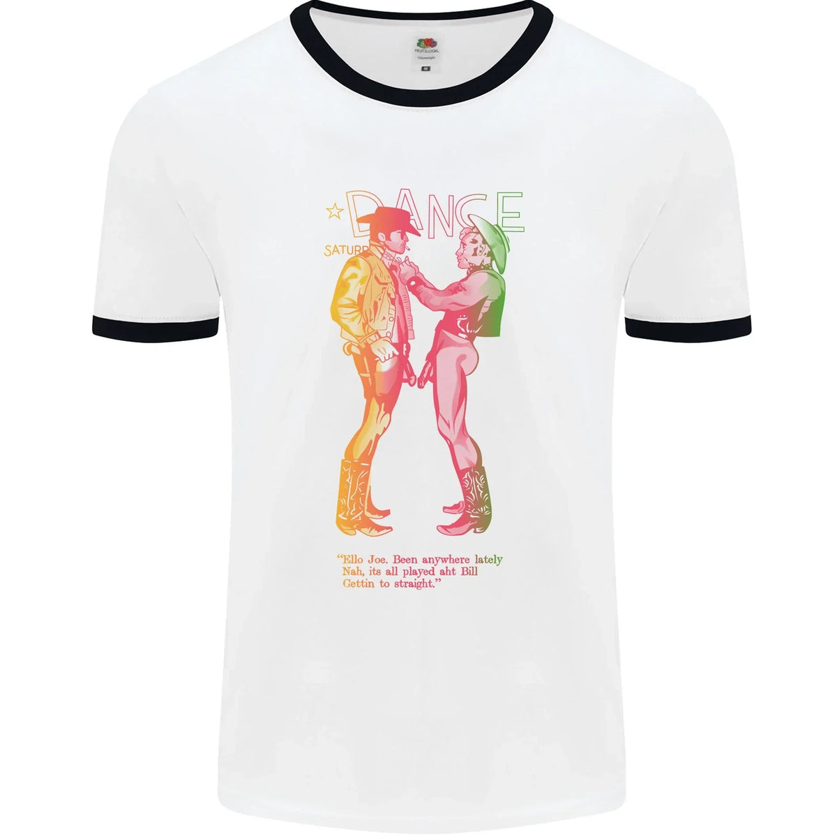 As Worn By Sid Vicious Naked Cowboys LGBT Mens Ringer T-Shirt