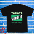 New Send It - TAKATA Logoo Black/Grey/Navy/White Size S-5XL Unisex T-Shirt