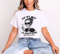 On My Way Bad Decisions Shirt, Funny Skeleton Tee, Coffee Lover T-Shirt Gift