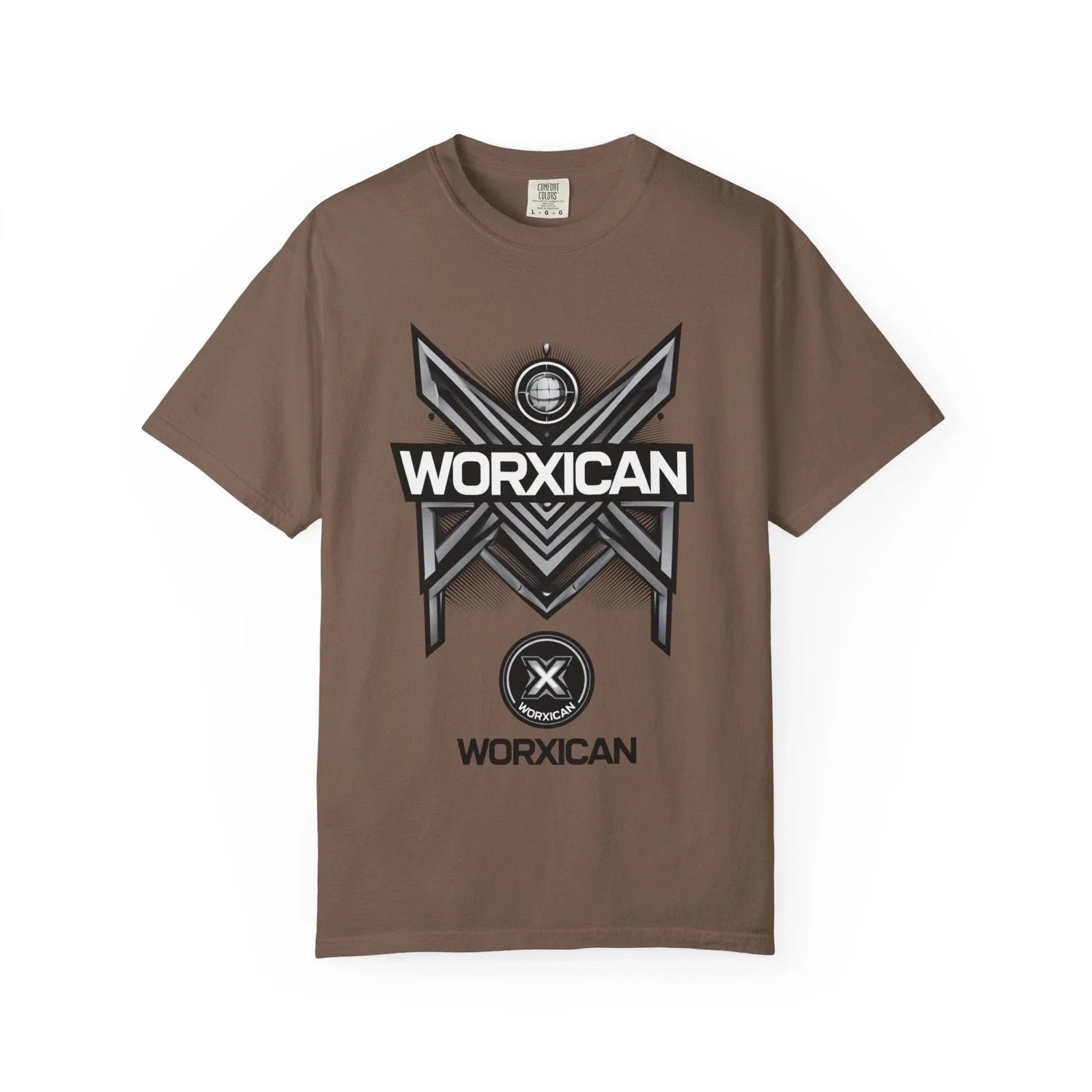 Worxican Logo Graphic T-Shirt | Emblem Badge Streetwear