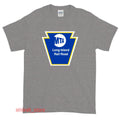 New MTA Long Island Rail Road Logo Men's T-Shirt American USA Size S -XXL