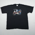 Vintage The Wallflowers Shirt Mens XL Black Breach Tour 2000 2001 Y2K Band Tee