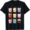 Kawaii Bubble Tea Boba Tea Lover Gift Unisex T-Shirt