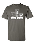 Never Forget Sarcastic Cassette Graphic Adult Humor Funny Tee Shirt 1858