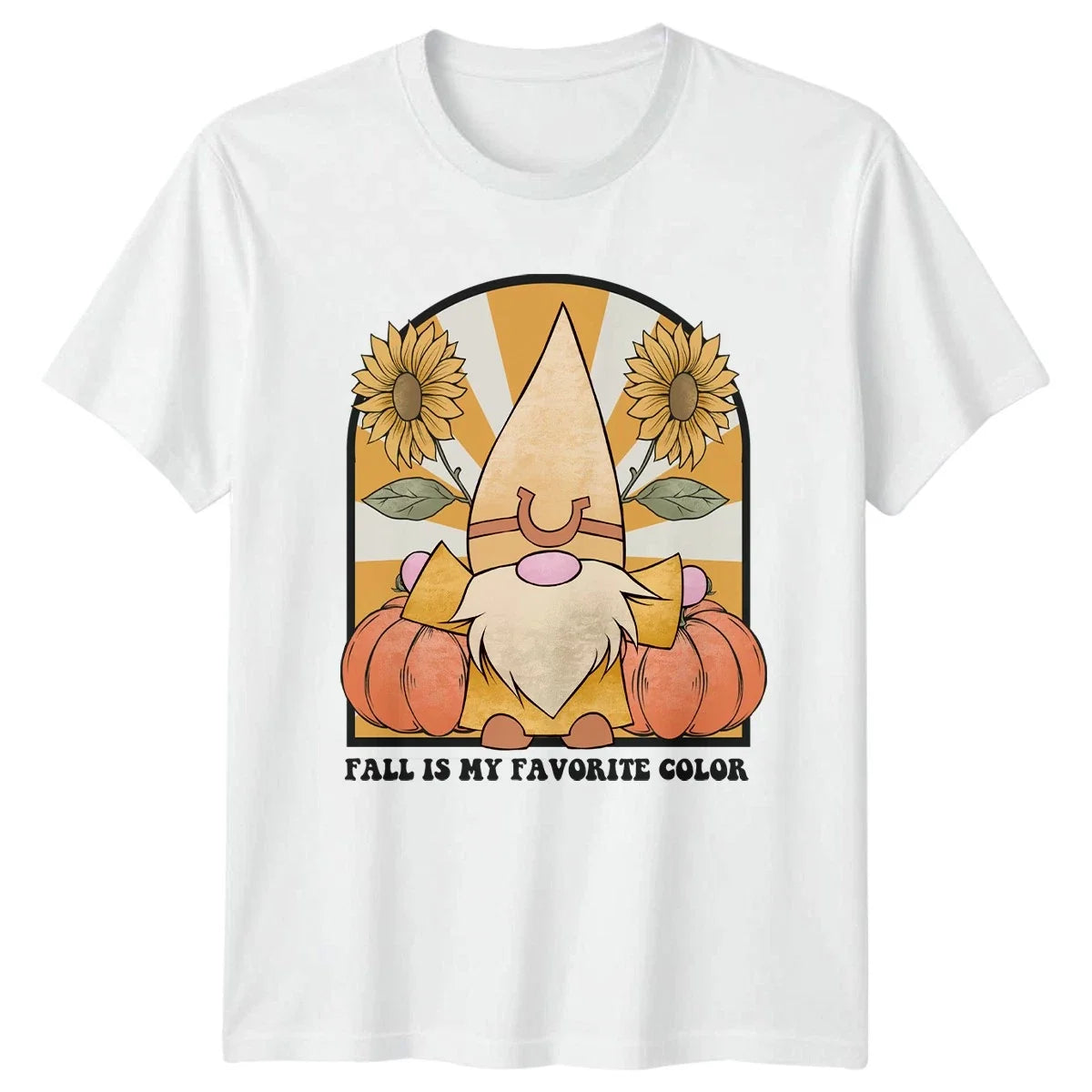 Fall Is My Favorite Color T-Shirt Autumn Gnome Fall Season Gift For Him And Her