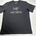 Arc'teryx Arc'Word Logo SS T-Shirt Men M Black 100% Supima Cotton