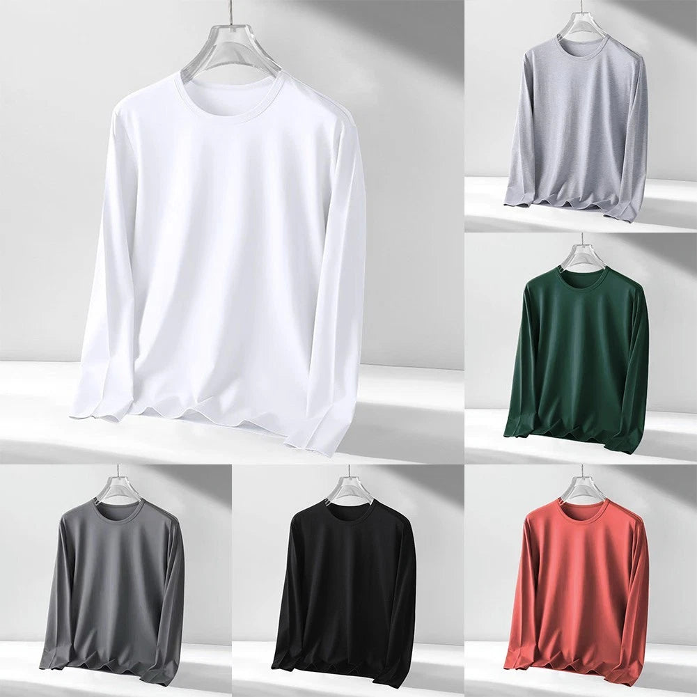 All-Season Comfort Crew Neck Pullover Breathable Fabric Fashionable Casual Wear
