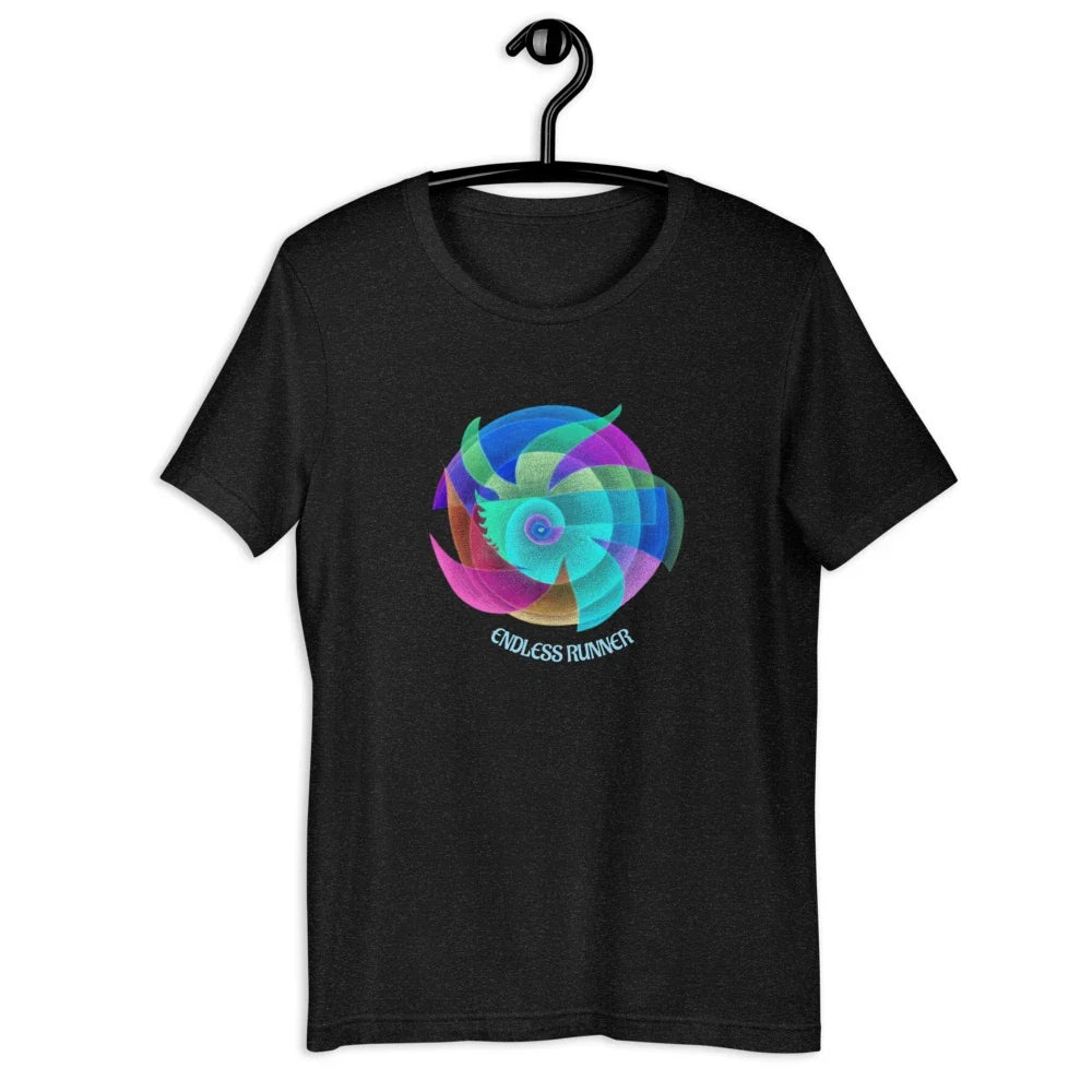 Edness Runner Unisex T-Shirt Minimalist Running Shirt Motivational Fitness Tee