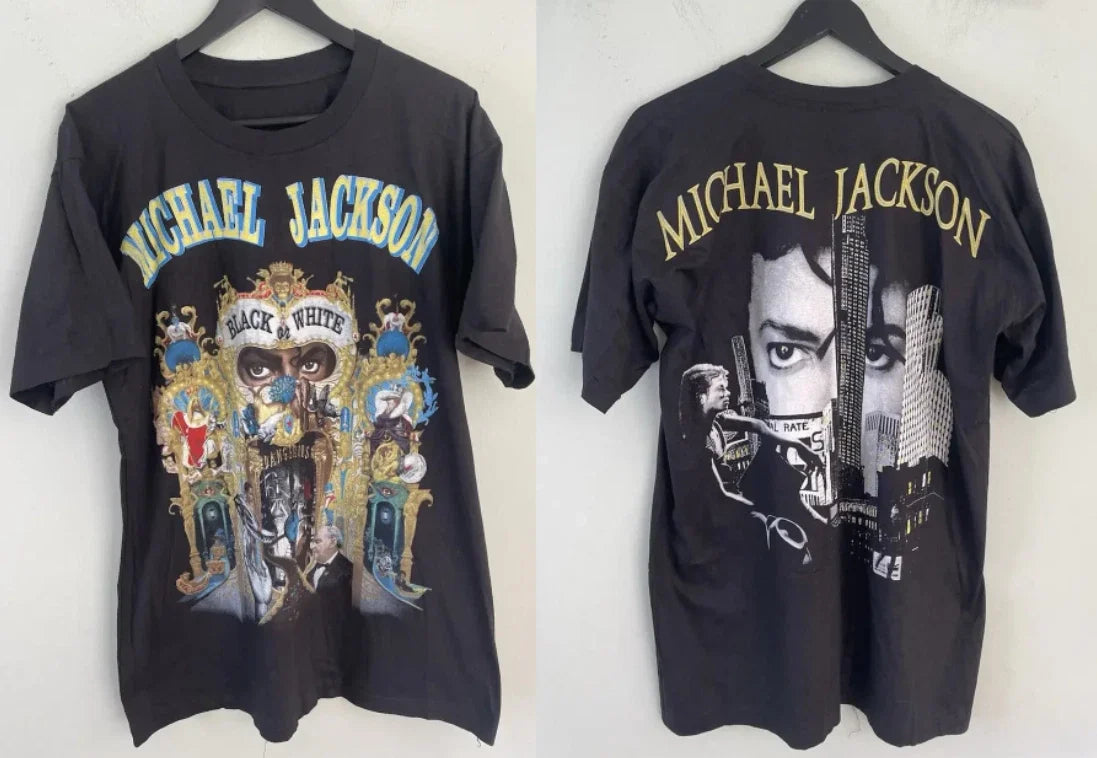 Vintage 90s Michael Jackson Dangerous Bootleg T Shirt S-5XL