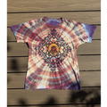 Ed Donahue tie dye rose graphic Grateful Dead tee size M/L rare and unique!