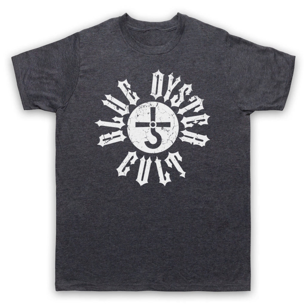 BLUE OYSTER CULT LOGO AMERICAN ROCK BAND REAPER MENS & WOMENS T-SHIRT