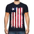 Liberia Grunge Flag Mens T-Shirt Liberian Football Jersey Gift