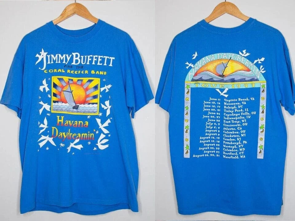 Jimmy Buffett Concert Tour T-Shirts All Size S-5XL Gift For Fans