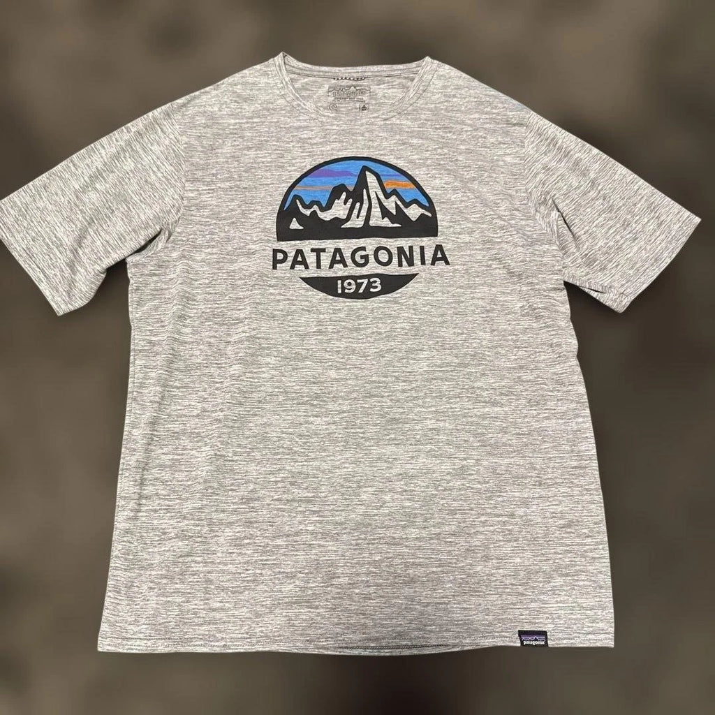 Patagonia Men's Capilene Cool Daily S T-Shirt Gray UPF 50 Active Wear