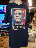 Jon Stewart Daily Show Thanks T Shirt  Style USA Red White Blue large