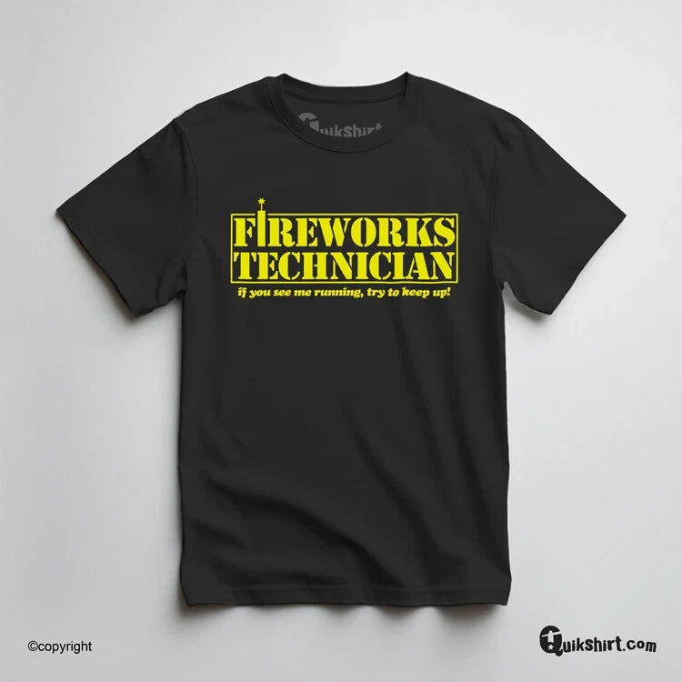 Fireworks Tech T-Shirt Fourth Of July Fireworks 4th Holiday New Years Original