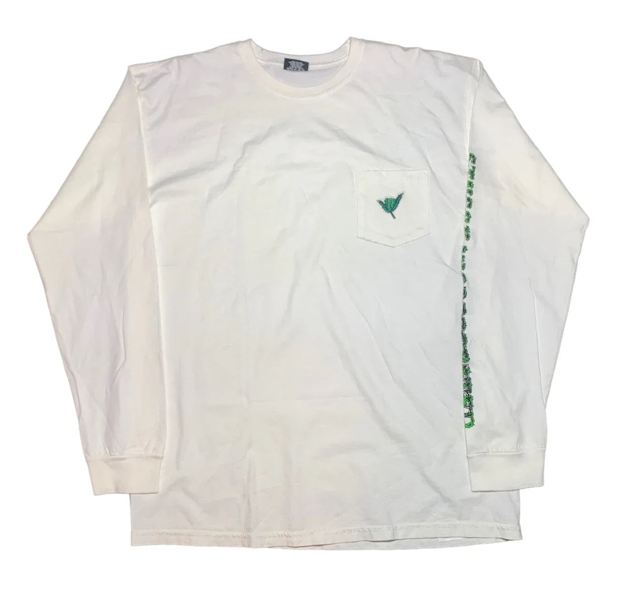 stussy Incorporated With Pocket Long Sleeves Tee Mens Size Large