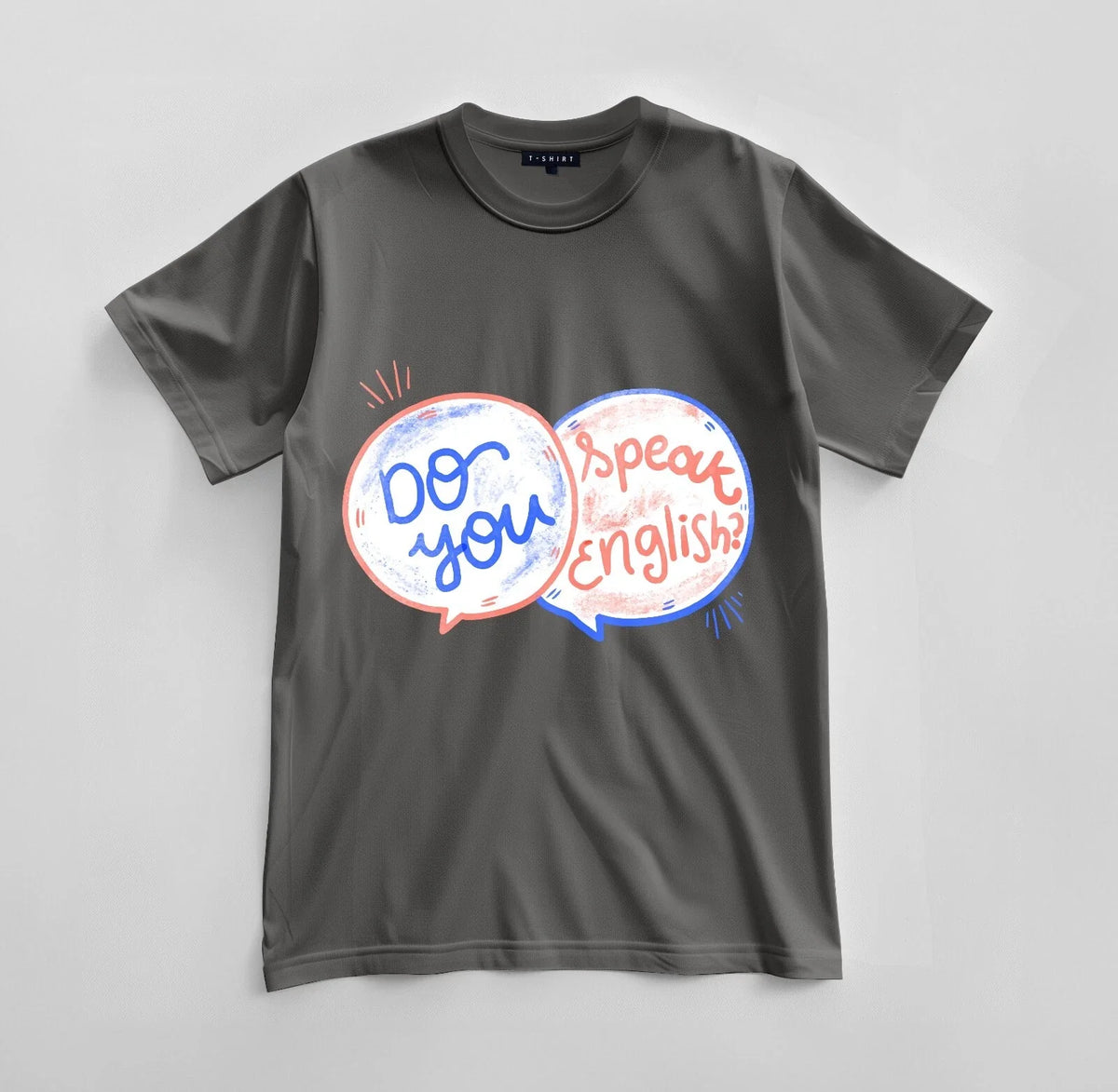 Custom Speak the Language Graphic T-shirt Design Unisex Jersey Short Sleeve Tee