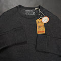 Faherty Men's Long Sleeve Cloud Waffle Crew Top Size XL 2XL Charcoal Heather