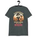 Gardening Because Murder Is Wrong Skeleton Unisex T-Shirt