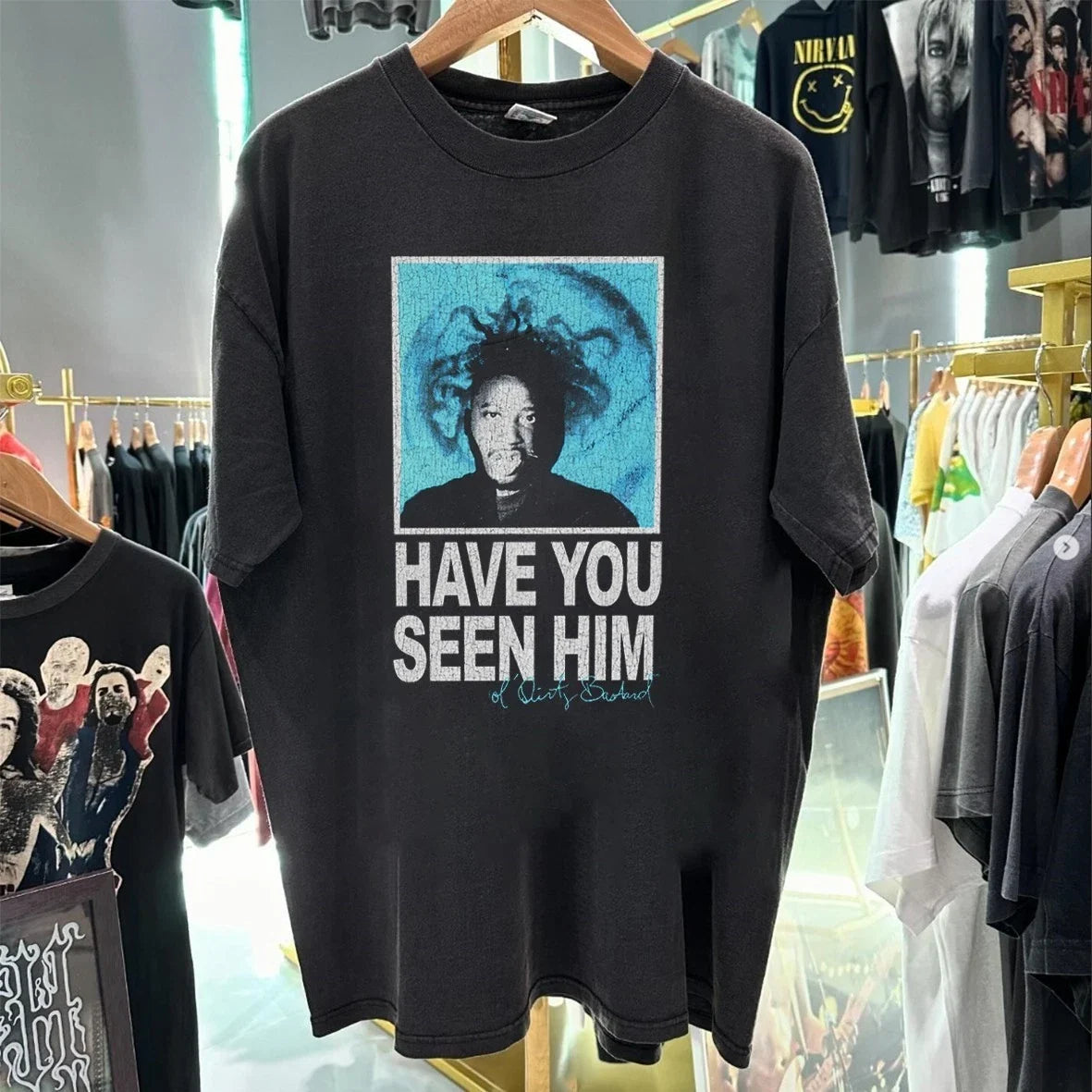 90's Have You Seen Him Odb Rare T-Shirt Black XXL