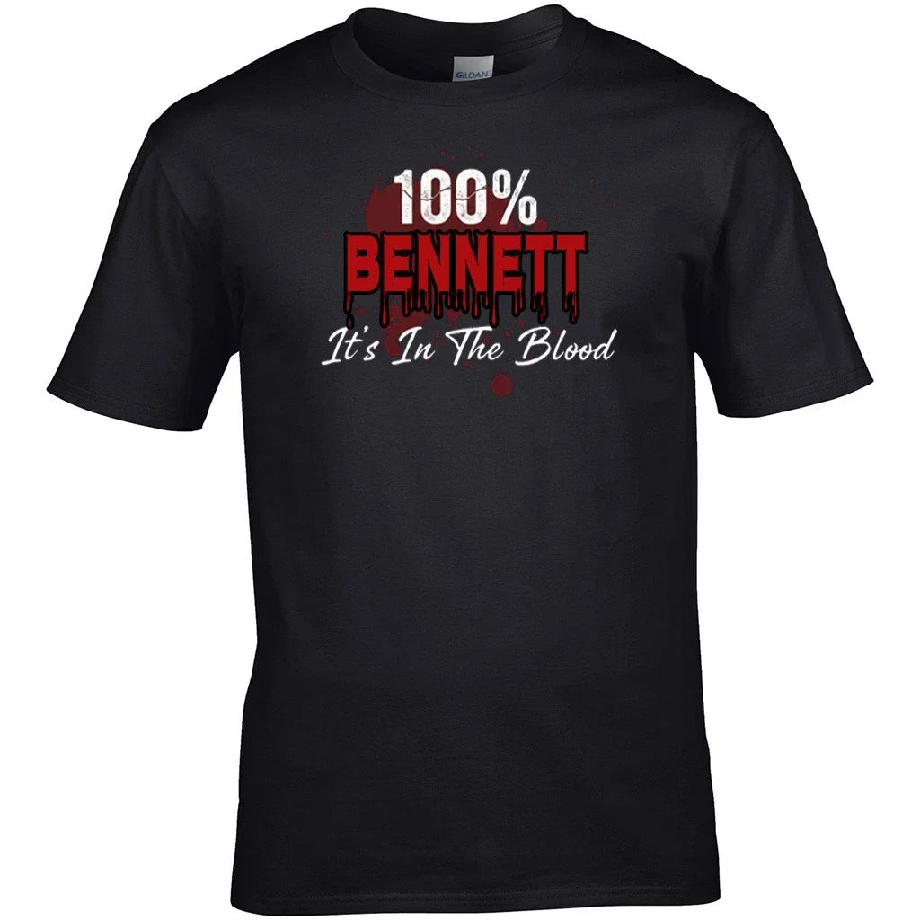BENNETT NAME HERITAGE MEN'S NOVELTY T-SHIRT