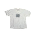 VTG Anvil Funny Graphic T-Shirt 2XL White No Shirt No Shoes More Service Tee
