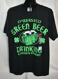 St. Patrick's T-Shirt Size Medium Green Beer Drinking Competition