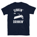 Sinkin' and Drinkin' Cornhole Beer Summer Tailgate Short-Sleeve Unisex T-Shirt