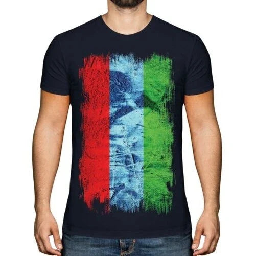 Karelia Grunge Flag T-Shirt T-Shirt Top Football Gift Jersey Clothes