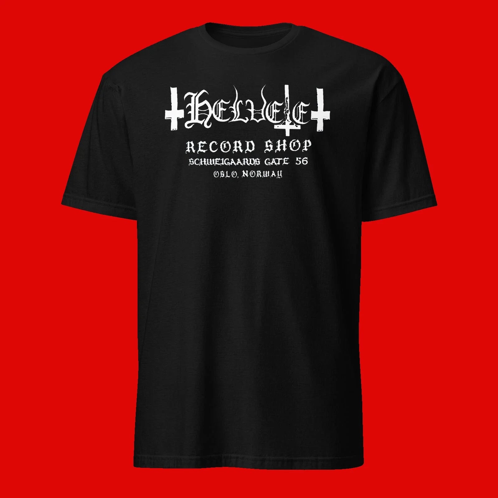 HELVETE RECORDS - T-SHIRT Mayhem 90's Norwegian Black Metal Euronymous Morbid