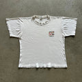 Vintage 90s Whoop Ass Beer Shirt Size Medium White Jamaica No Problem