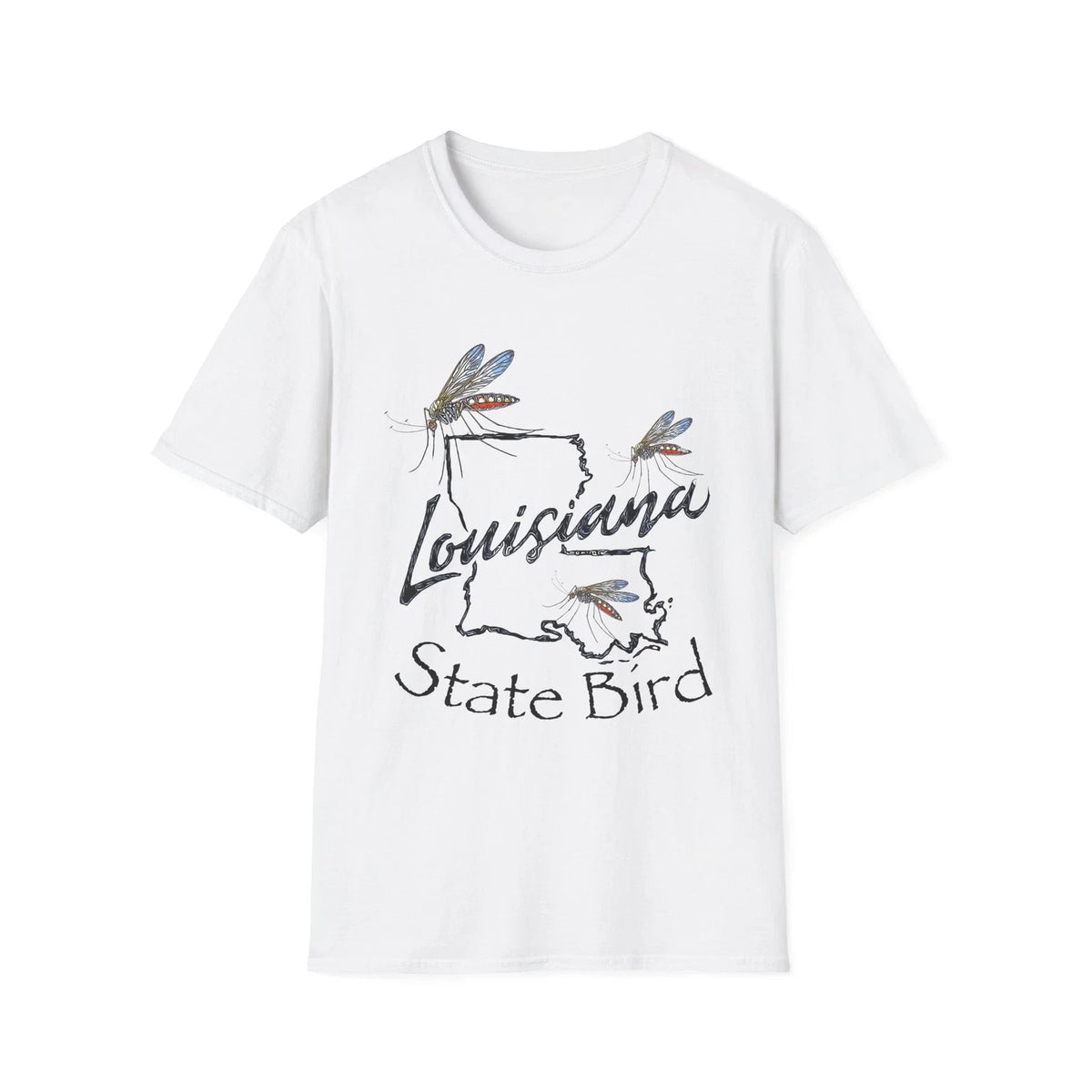 Louisiana State Bird "The Mosquito" Unisex Softstyle T-Shirt