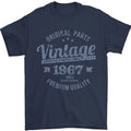 Vintage Year 59th Birthday 1967 Mens T-Shirt 100% Cotton