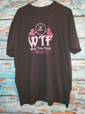 Wine Lovers WTF Wine Time Finally T-shirt Funny Tee Shirt size XL 1X 35O